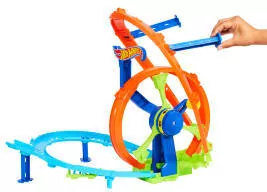 Hot Wheels Stunt Tracks Pętla tor samochod. + auto - tantis.pl