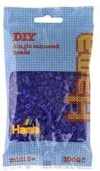 Hama Midi Koraliki w woreczku 1000 fioletowe przezroczyste - tantis.pl