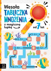 Wesoła tabliczka mnożenia z magiczną lupką 7 lat