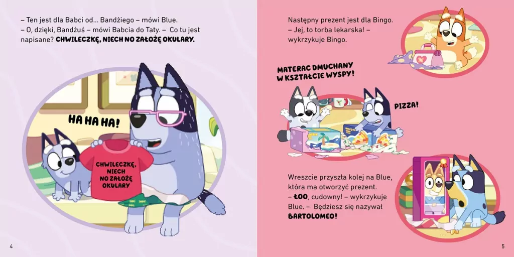 Bluey. Chlup, chlup, Święta! Moja czytanka - tantis.pl