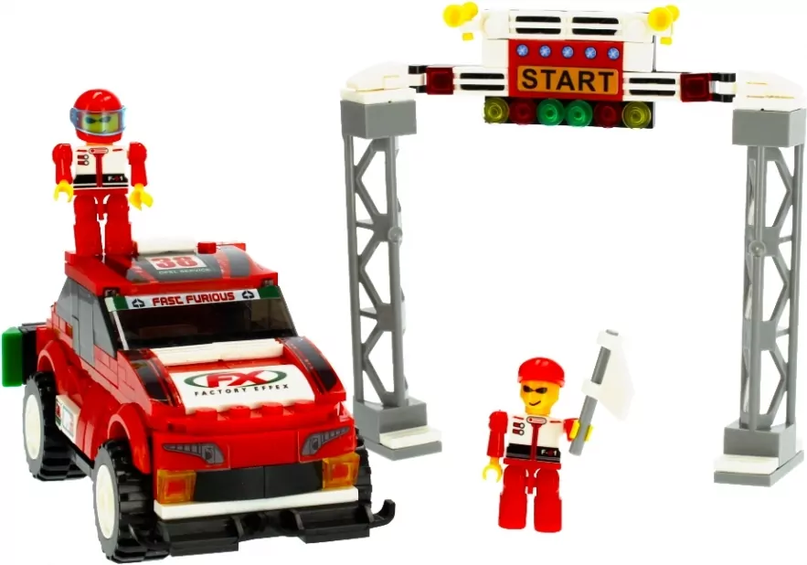 Klocki konstrukcyjne Alleblox Racing Team 255 elementów - tantis.pl