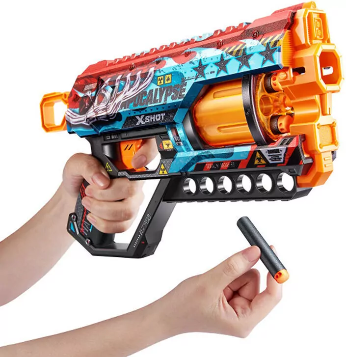 X-SHOT. Skins Griefer Apocalypse. Wyrzutnia, 12 strzałek - tantis.pl