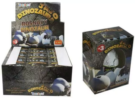 Dinozaur rosnący w jajku standard * 12 - tantis.pl