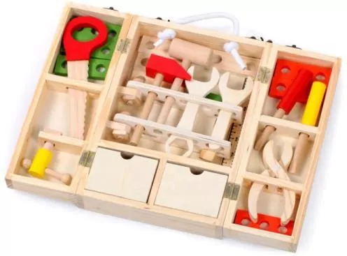 Drewniana skrzynia z narzędziami - tantis.pl