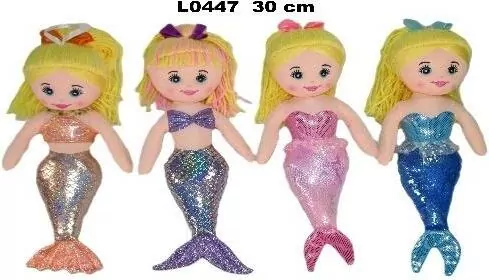 Lalka Syrenka 30cm MIX - tantis.pl