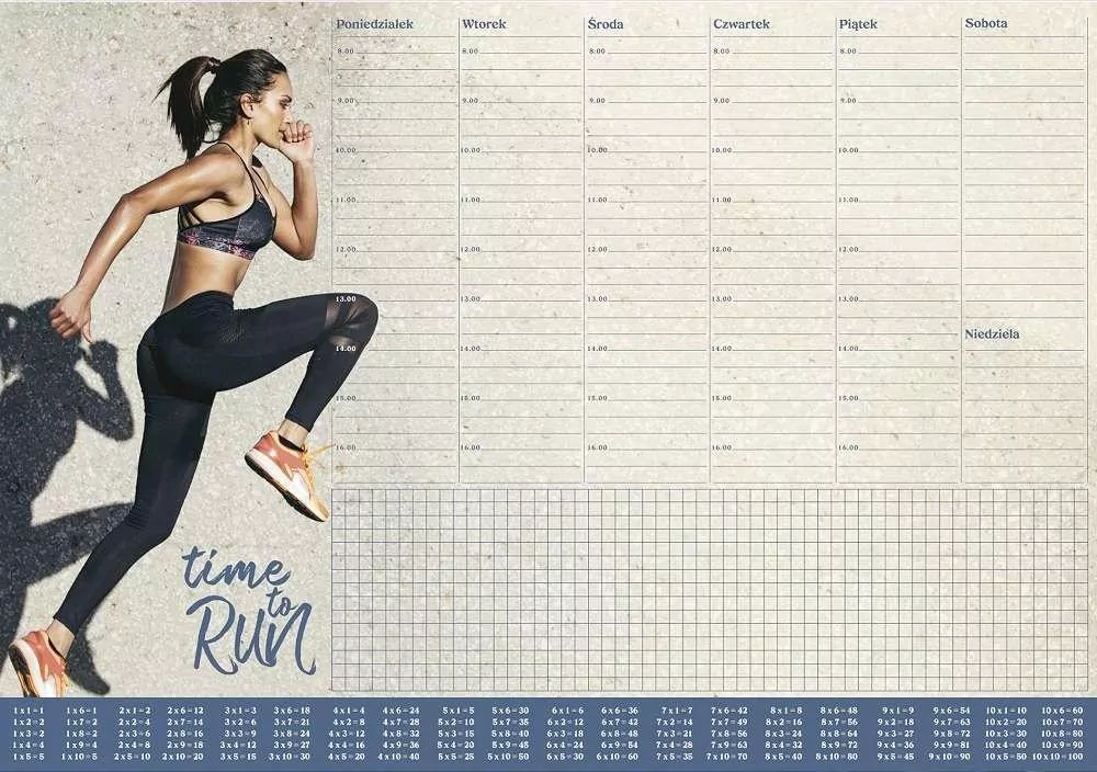 Podkład na biurko Planer Sport - tantis.pl