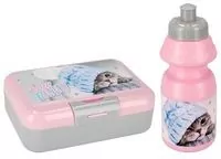Starpak. Bidon 350ml + pudełko śniadaniowe. Kotki - tantis.pl