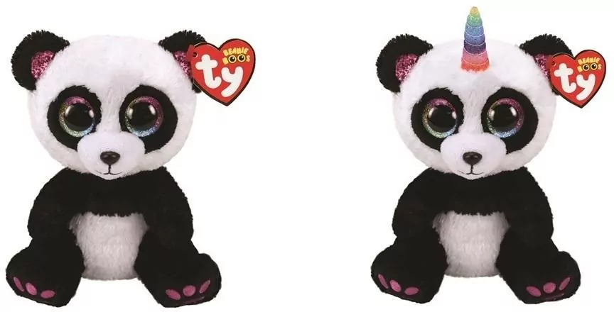 TY Beanie Boos Paris panda 24cm - tantis.pl