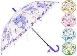 Parasolka dziecięca z gwizdkiem 65cm MIX