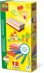 Kreda kolorowa w gąbką 12 kolorów