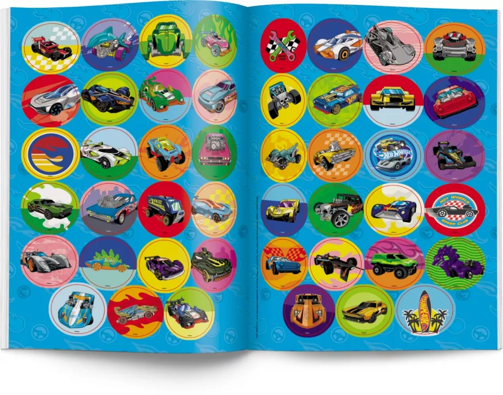 Hot Wheels. Kolorowanka według kodu - tantis.pl