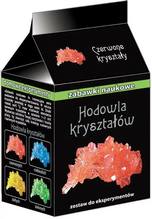 Czerwone kryształy. Hodowla kryształów - tantis.pl