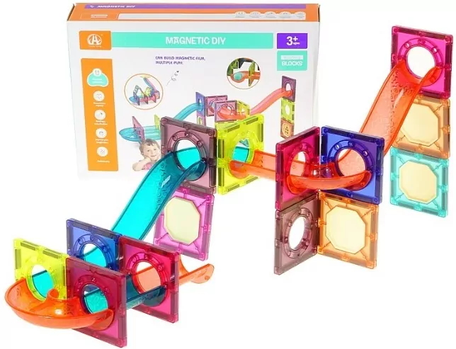 Klocki magnetyczne 37 elementów - tantis.pl