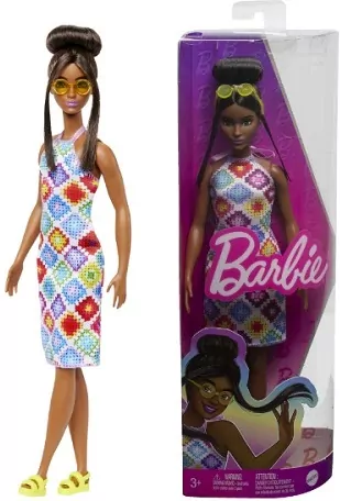 Barbie Fashionistas. Lalka w sukience - tantis.pl