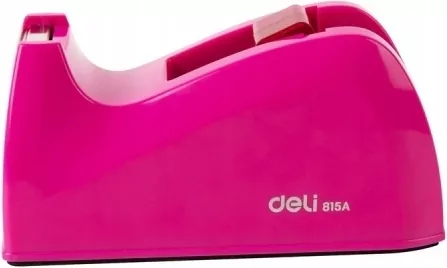 Podajnik do taśmy klejącej Rio różowy DELI - tantis.pl