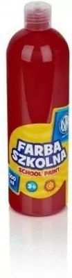 Farba szkolna czerwona 500ml ASTRA