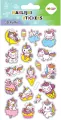 Naklejki 3D Puffy Unicorns 10x20cm HAPPY COLOR - tantis.pl