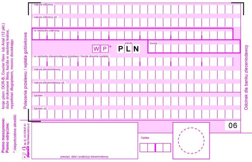 DRUK POLEC PRZEL/WPL GOT 4SKL A6/100K PIR 2424 - tantis.pl