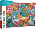 Puzzle 500. Disney: Na przestrzeni lat - tantis.pl