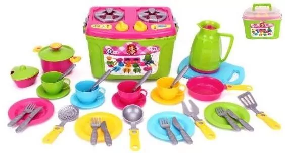 Zestaw: kuchenka z akcesoriami - tantis.pl
