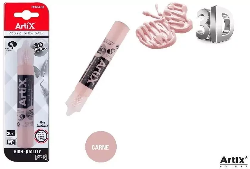 Farba strukturalna 3D cielisty 30ml - tantis.pl