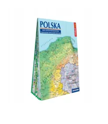 Polska - mapa ogólnogeograficzna 1:1 000 000 (XXL)