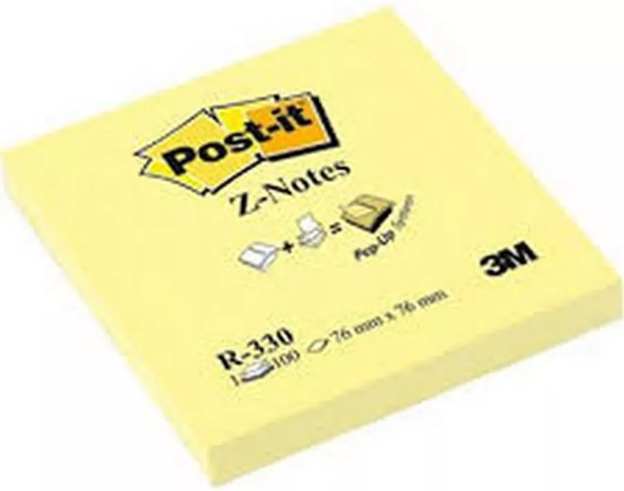 Bloczek samoprzylepny Z-Notes żółty 100K 76 x 76mm - tantis.pl