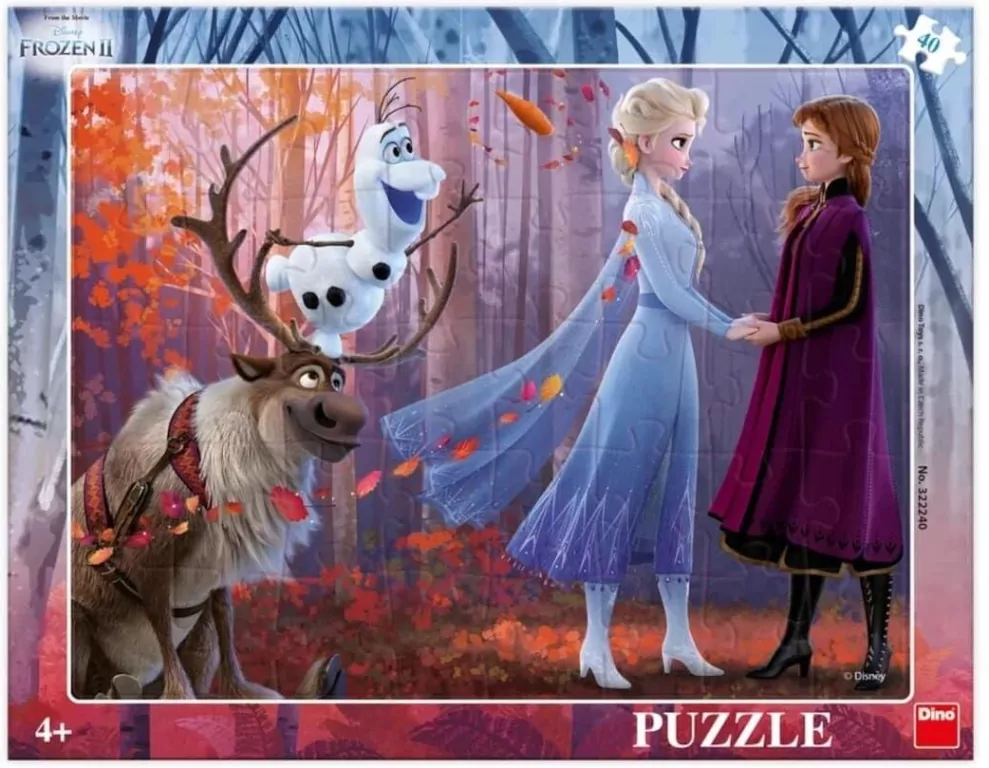 Puzzle 40 ramkowe Kraina Lodu Frozen Siostry - tantis.pl