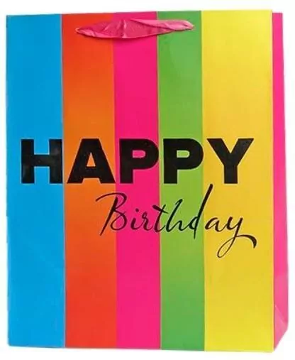 Torebka prezentowa L Happy Birthday 1323-2 - tantis.pl