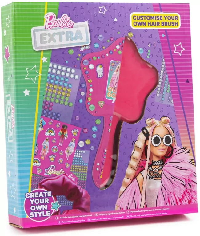 Barbie Extra szczotka do włosów - tantis.pl