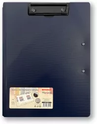 Deska z dwoma klipami i okładką A4/A3 granatowa