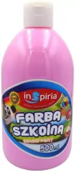 Farba szkolna różowa 500ml