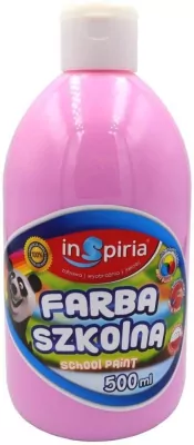 Farba szkolna różowa 500ml