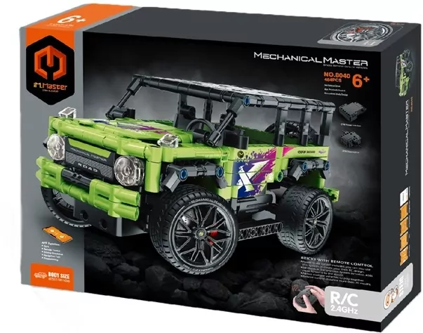 Klocki R/C Jeep lime 484el - tantis.pl