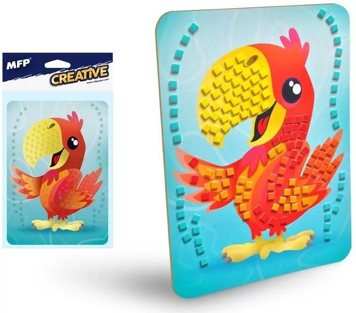 Zestaw kreatywny mozaika klasyczna Papuga - tantis.pl