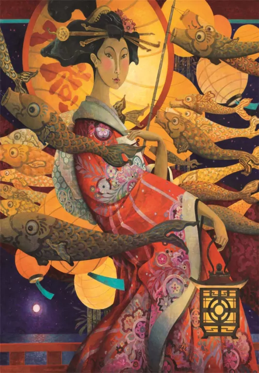 Puzzle 1500 Koinobori Dance - tantis.pl