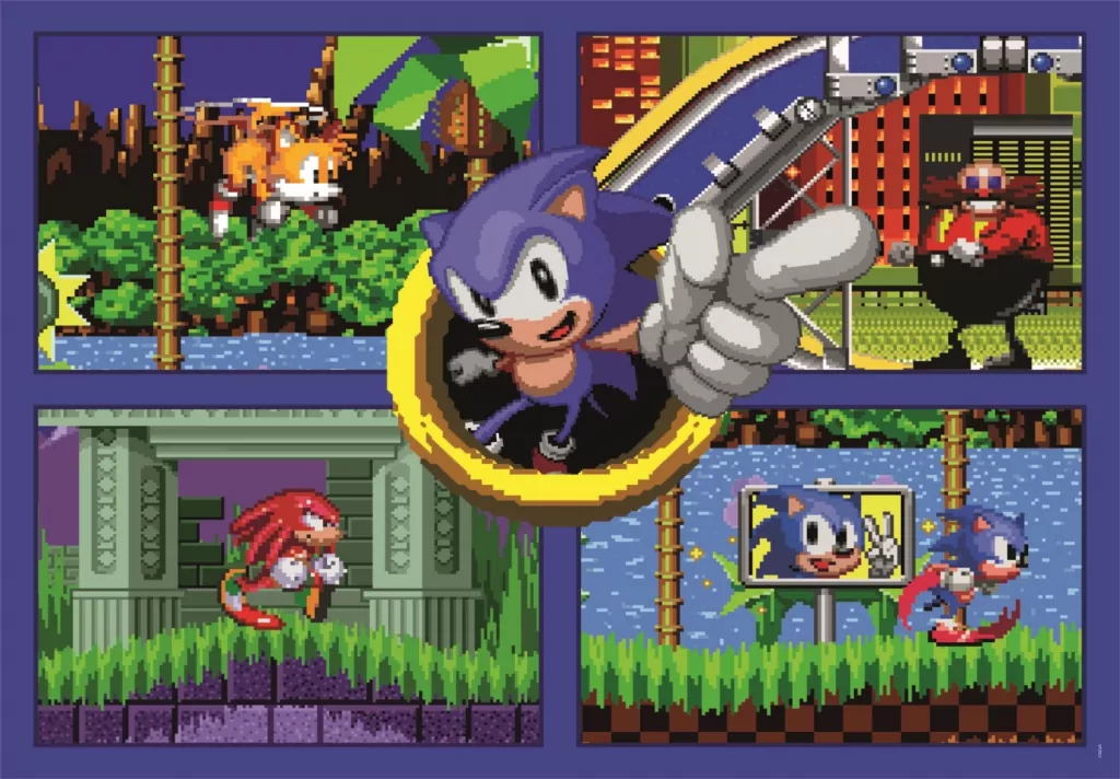 Puzzle 500 Sonic Classic - tantis.pl
