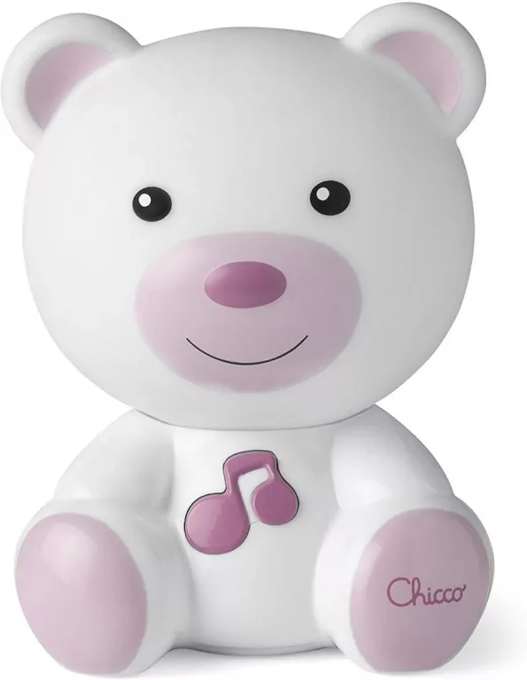 Chicco. Lampka nocna. Różowa - tantis.pl