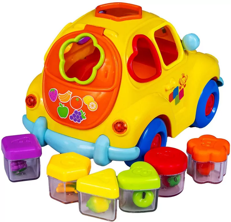 Zabawne auto z muzyką i światłem - tantis.pl