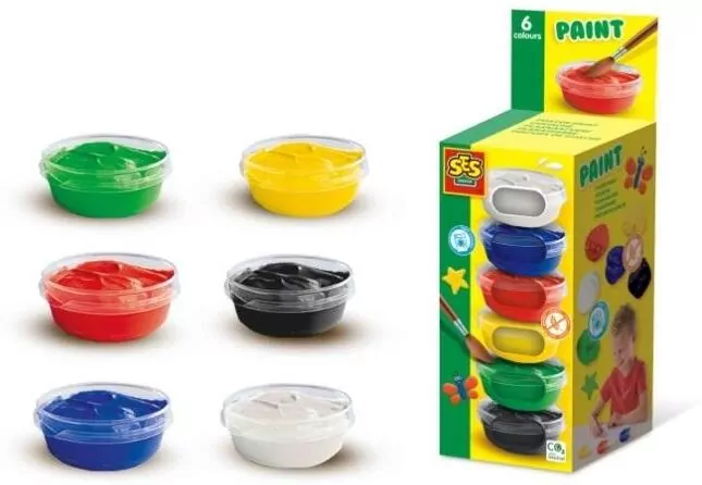Farby plakatowe 6x45ml - tantis.pl