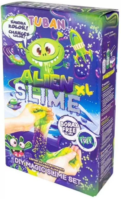 Tuban. Zestaw Diy Alien Xl Slime, magiczny slime obcy - tantis.pl
