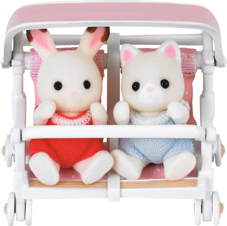 Podwójny wózek spacerowy. Sylvanian Families - tantis.pl