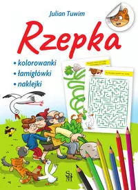 Rzepka. Kolorowanki, łamigłówki, naklejki - tantis.pl