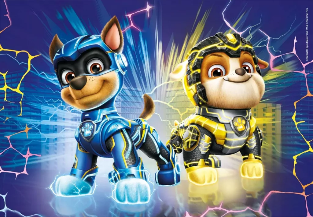 Puzzle Super Kolor 2x20.  Psi Patrol - tantis.pl