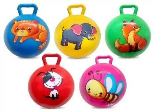 Piłka z rączką i dzwonkiem - tantis.pl