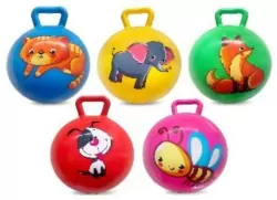 Piłka z rączką i dzwonkiem