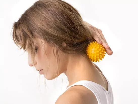 Piłka sensoryczna do masażu i rehabilitacji. Zielona - tantis.pl