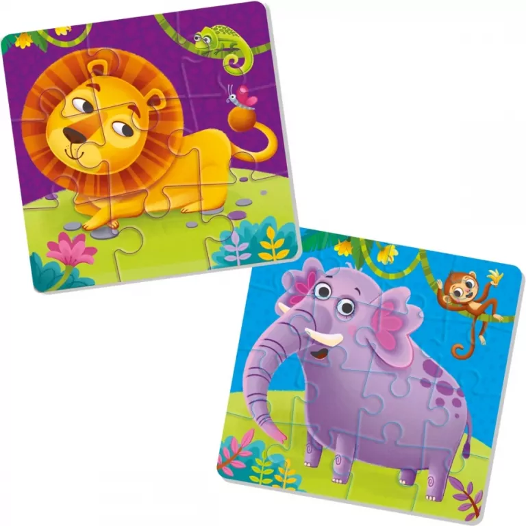 Piankowe puzzle 2w1. Farma - tantis.pl