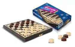 Warcaby drewniane, 25 cm