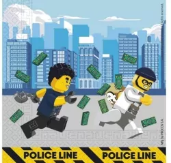 Serwetki papierowe Lego City 33 x 33cm